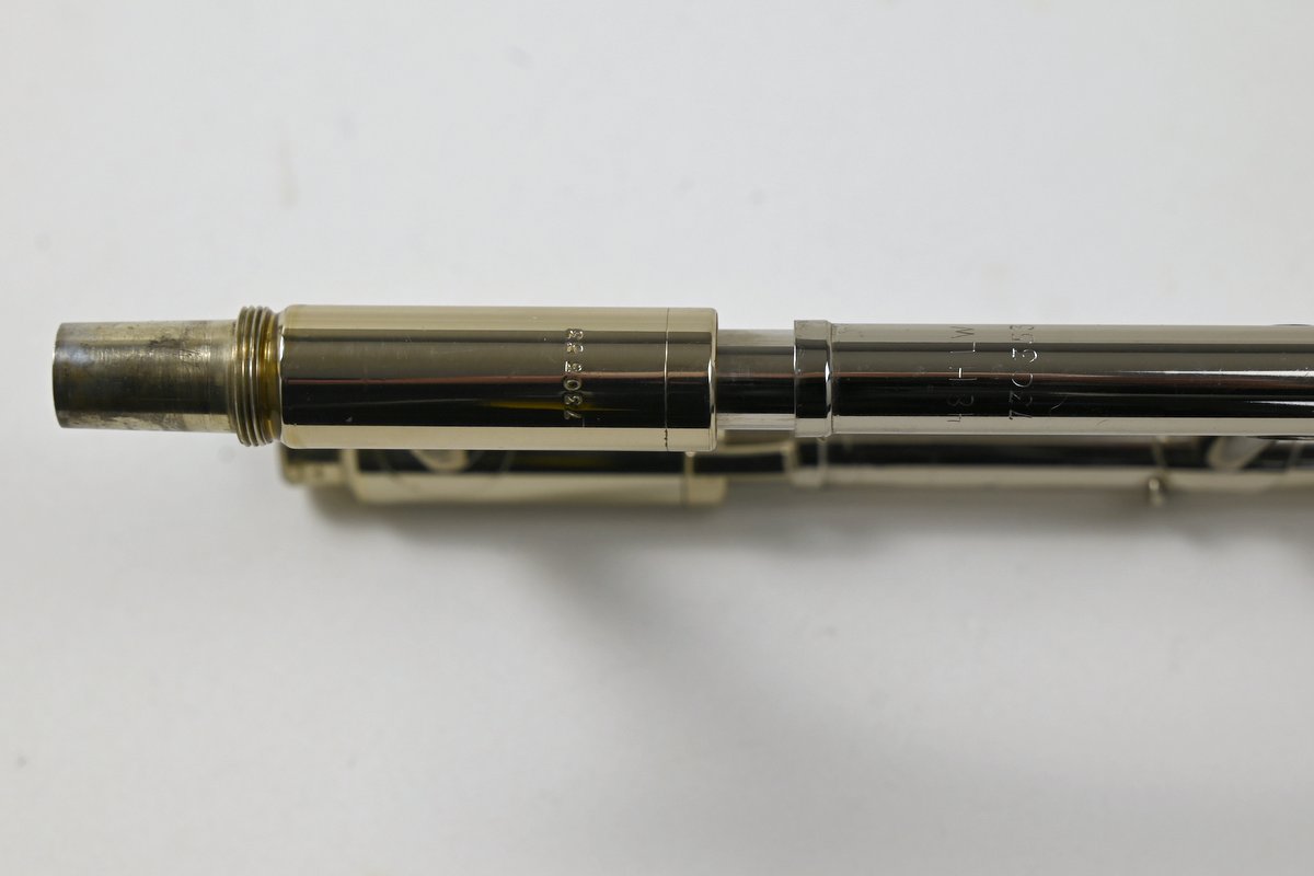 Conn trombone serial number location on outer hand slide – The Brass Exchange