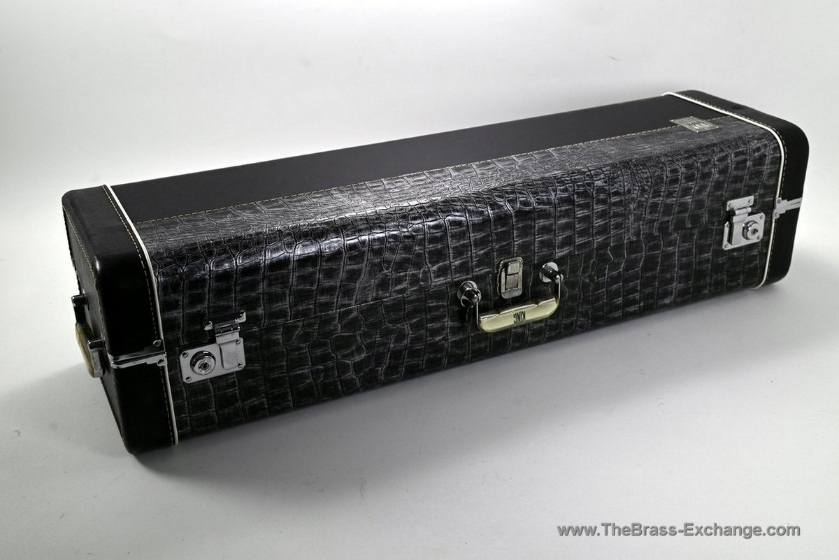 King 3B Silversonic Vintage Trombone Case