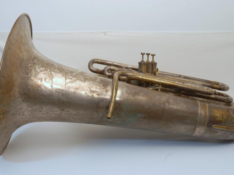 Buescher Military Style Upright Bb Tuba Vintage