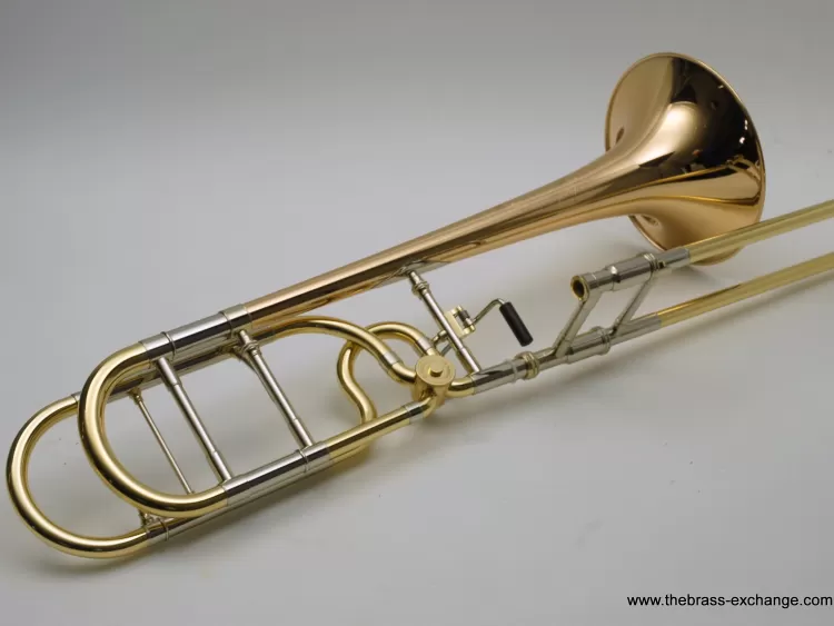S.E. Shires Q30GR Tenor Trombone – Gold-Brass Bell with Rotor Valve
