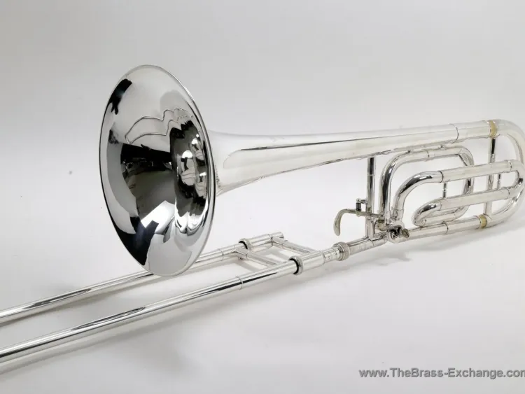 Bach 50B Silver Bass Trombone 1981 – Classic Single Valve Bass Trombone