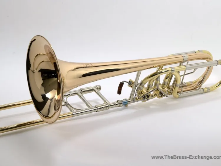 Greenhoe GC5-3R-TIS Independent Bass Trombone – Rose Brass Bell