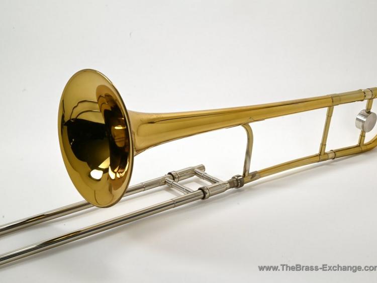 King 3B Tenor Trombone Eastlake Era 1969 – Full Assembled View with Bell Facing Forward (SN 451429)