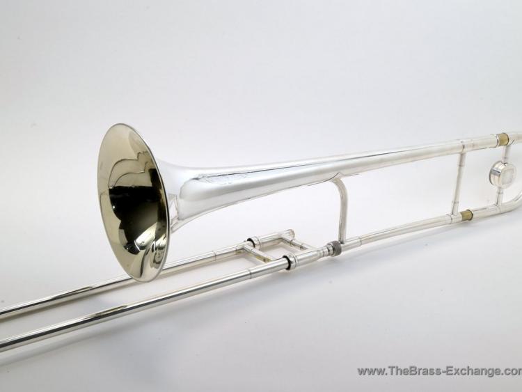 King 2B Liberty Trombone H.N. White Cleveland 1939 Silver Plate SN227178