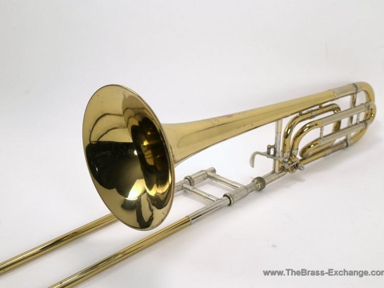 Bach 36B Tenor Trombone 8-Inch Yellow Brass Bell Front View
