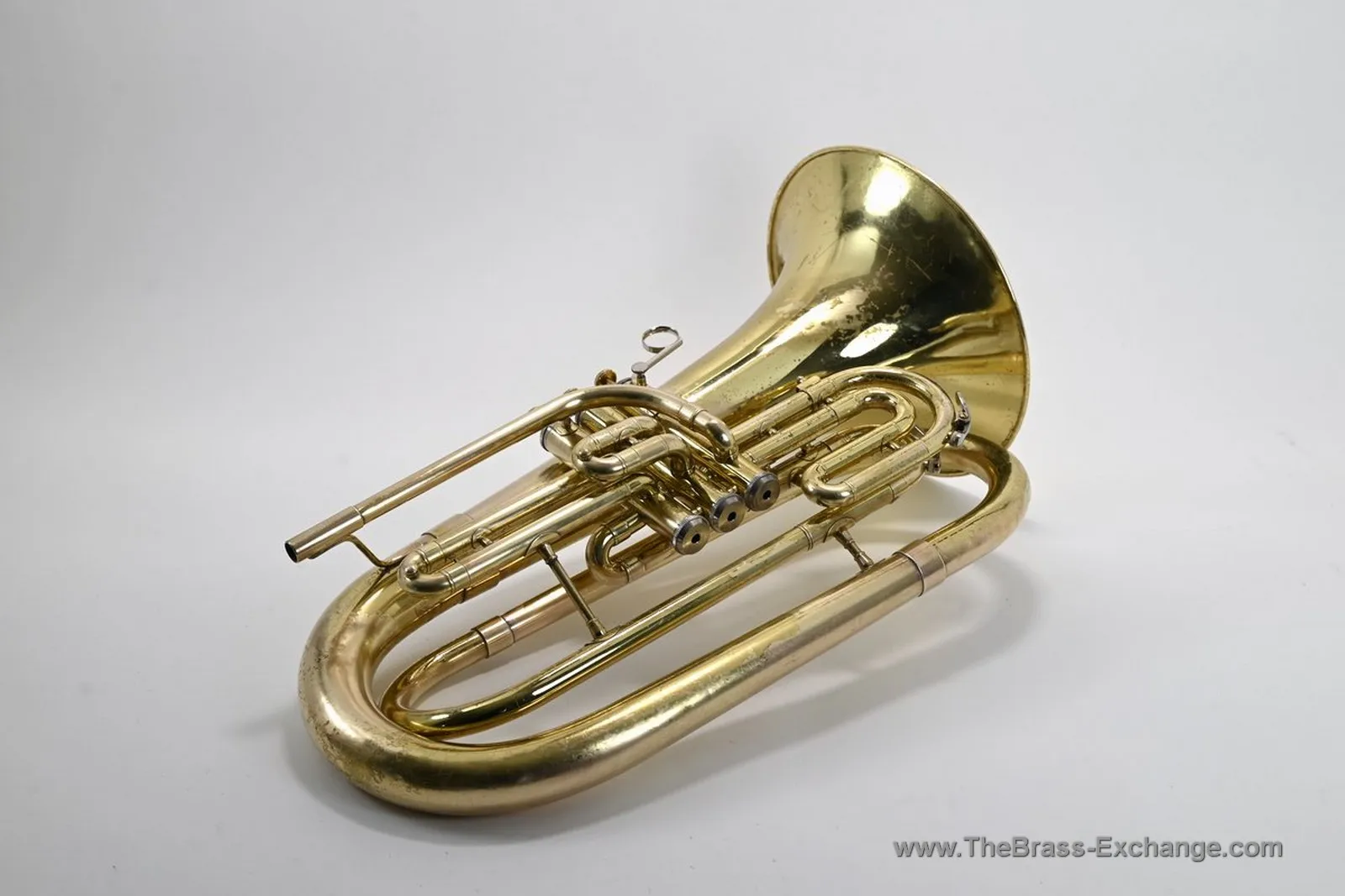 Jupiter JBR-560 Marching Baritone – Full Instrument Front Angle