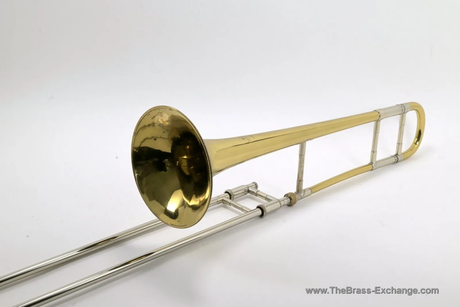 Bach 12LT Corporation Era Jazz Trombone SN 33040 – Full Instrument Player Side View