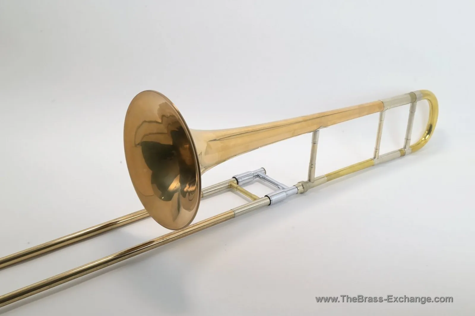 Conn 8H Tenor Trombone with Custom .525 Bore Medium Slide – Front Bell View