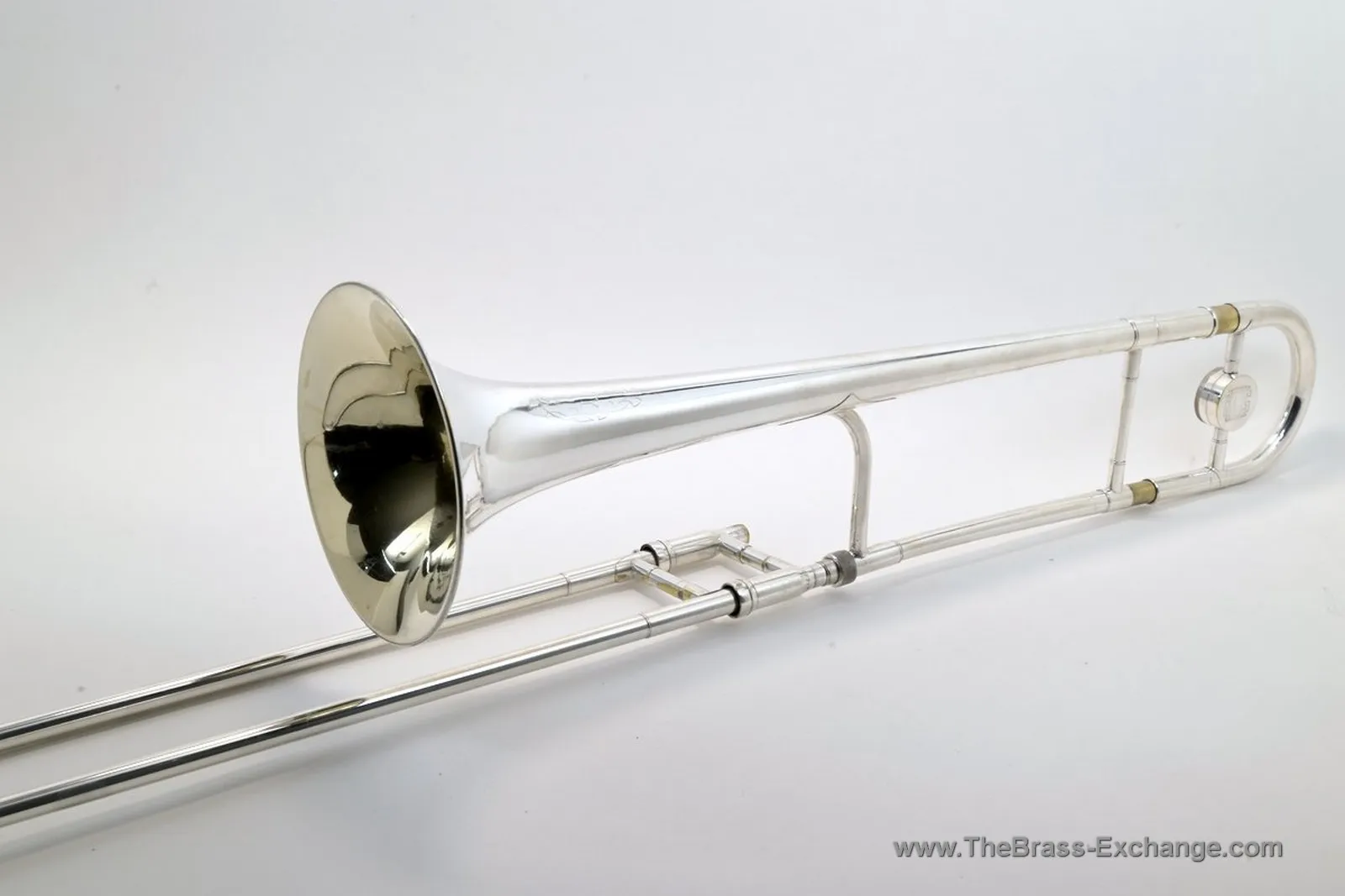 King 2B Liberty Trombone H.N. White Cleveland 1939 Silver Plate SN227178