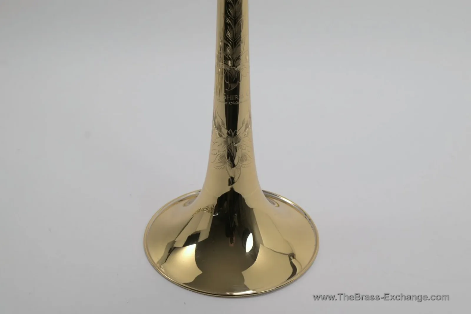 S.E. Shires 7GLW Gold Brass Tenor Trombone Bell – Shop Demo (8.5" Lightweight)