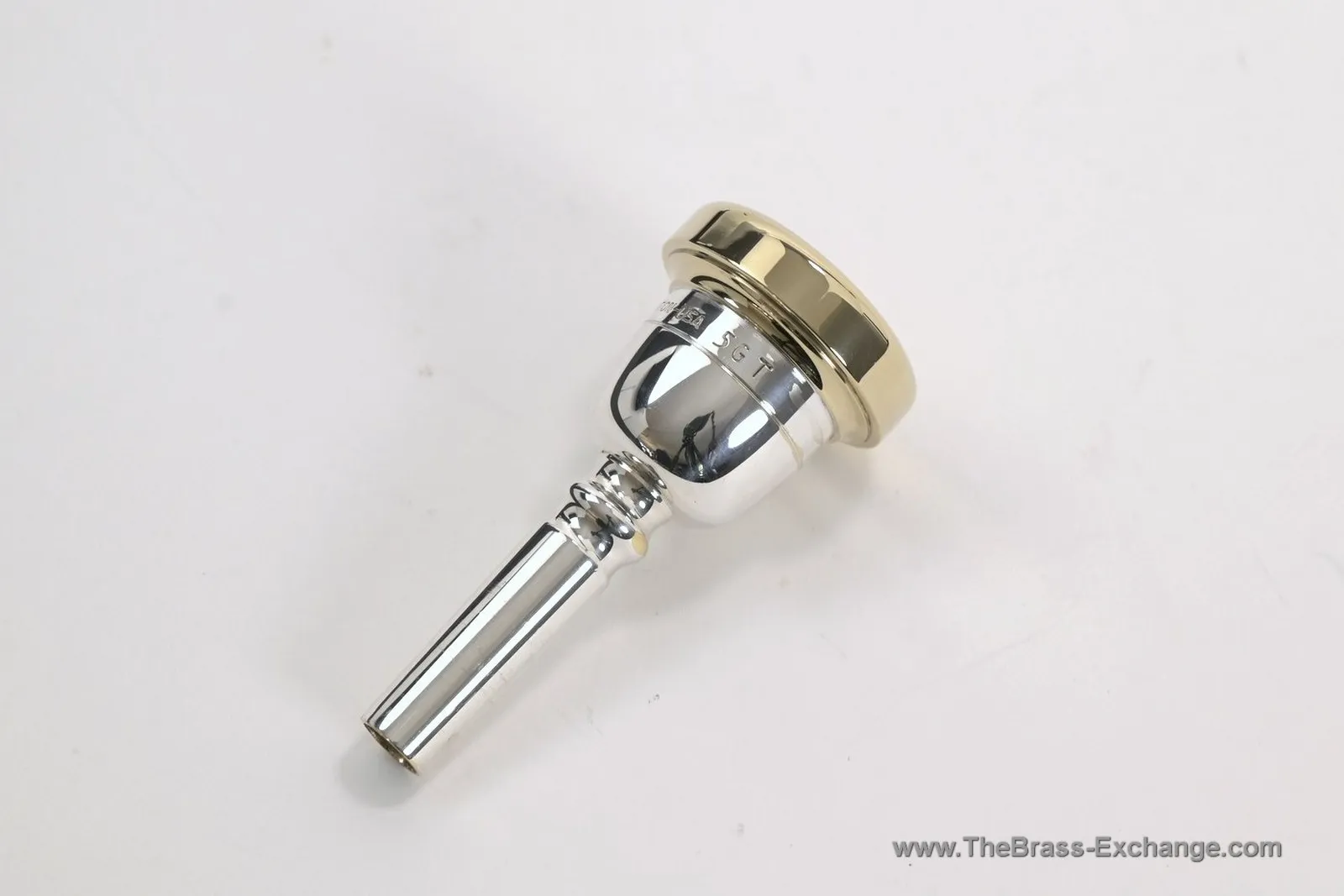 Warburton 5G-T Gold Rim Trombone Mouthpiece | The Brass Exchange