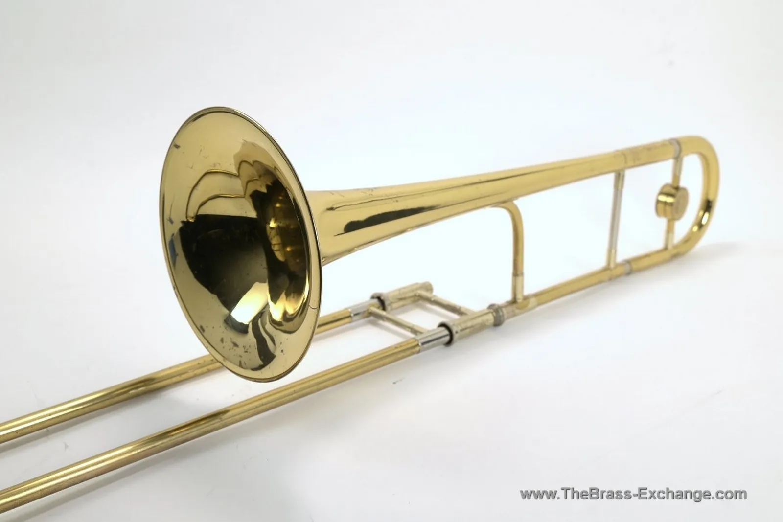 Selmer Largo large bore tenor trombone with 8.5-inch yellow brass bell and straight tenor configuration